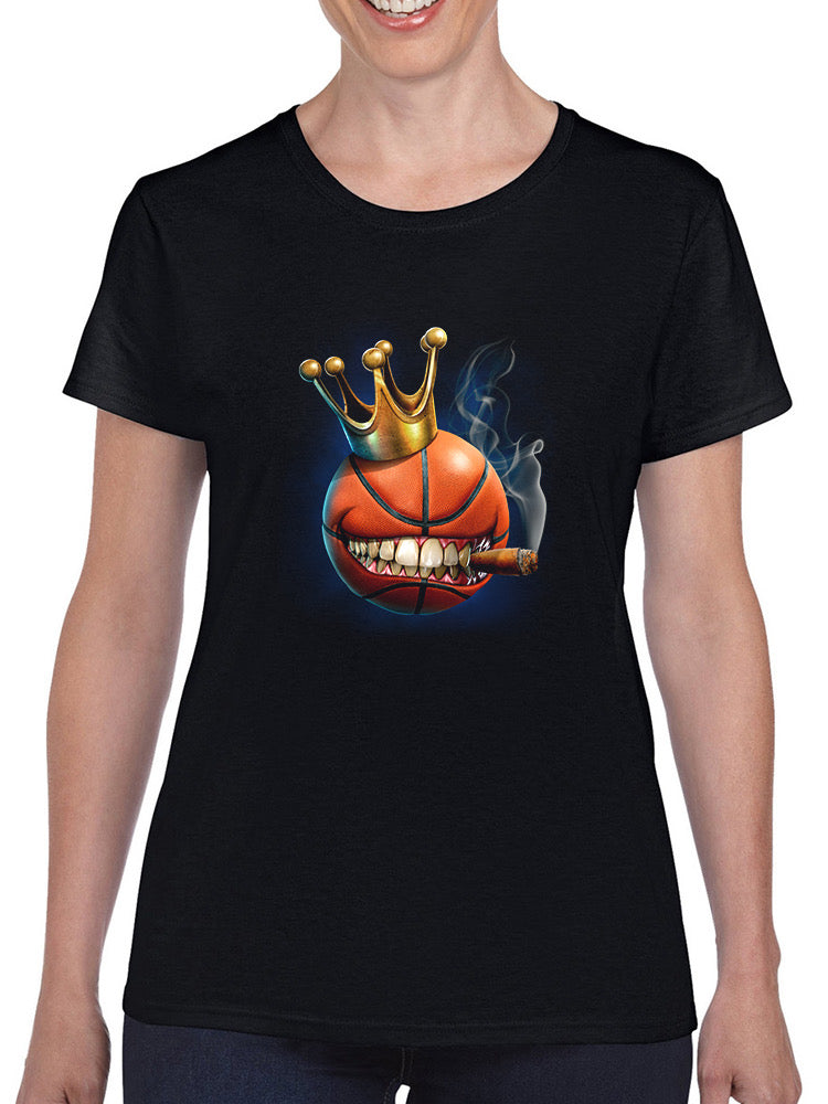 Cigar Basketball T-shirt -Tom Wood Designs