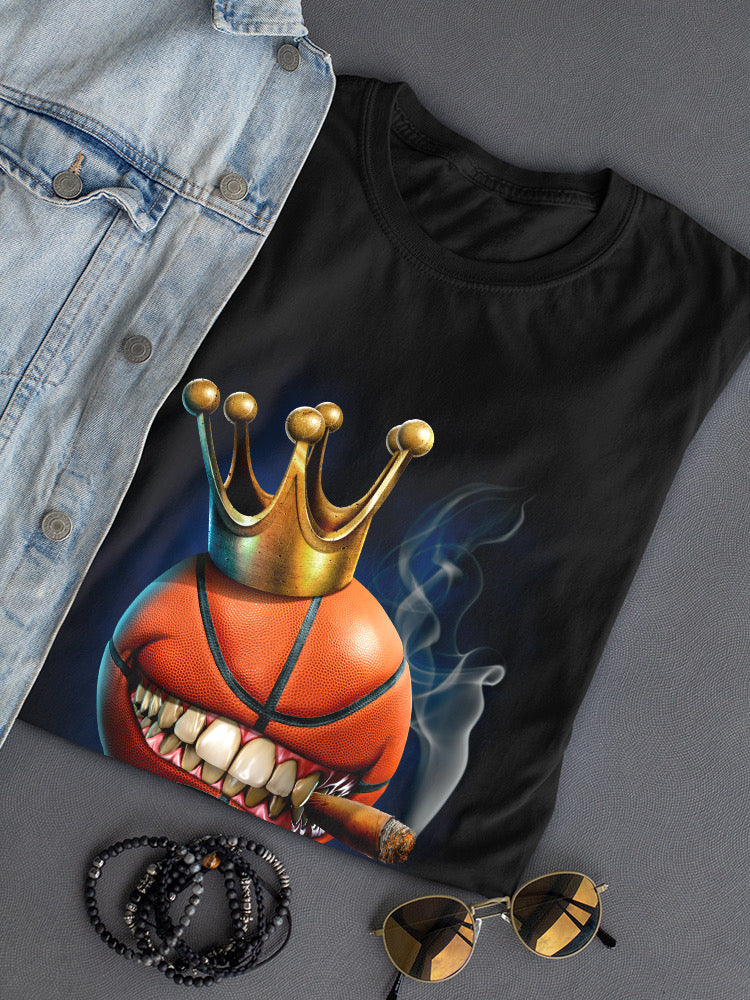 Cigar Basketball T-shirt -Tom Wood Designs
