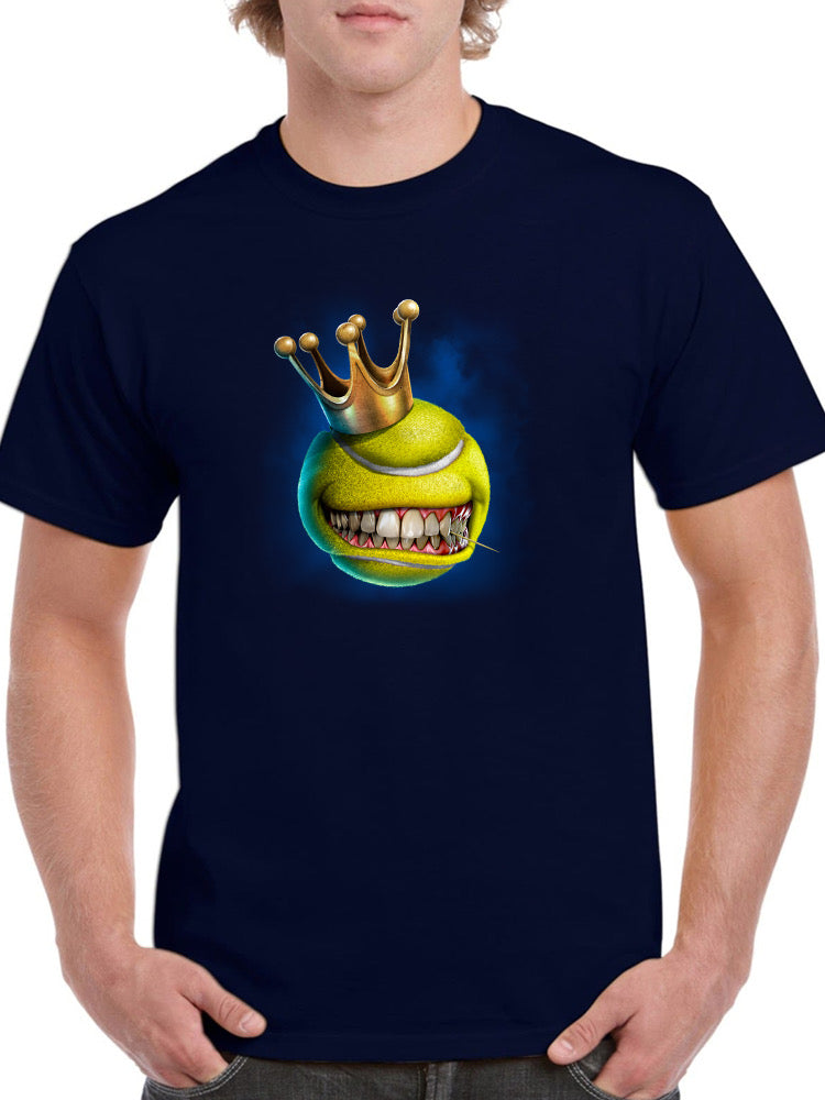 Crown Tennis Ball T-shirt -Tom Wood Designs