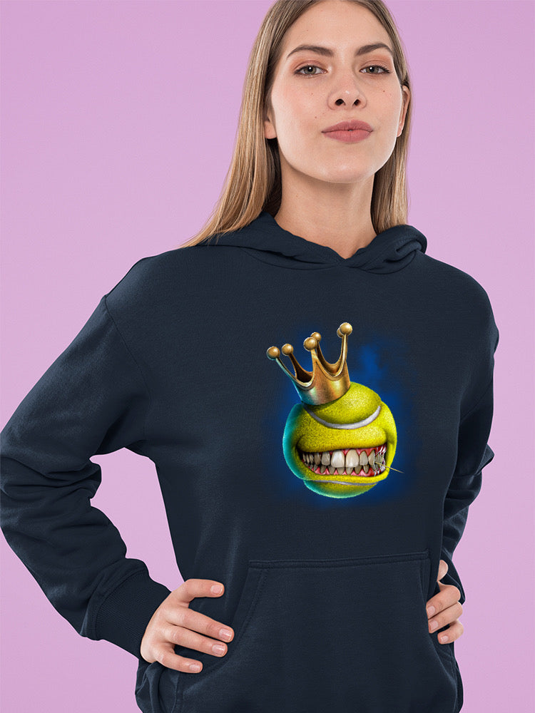 Crown Tennis Ball Hoodie or Sweatshirt -Tom Wood Designs