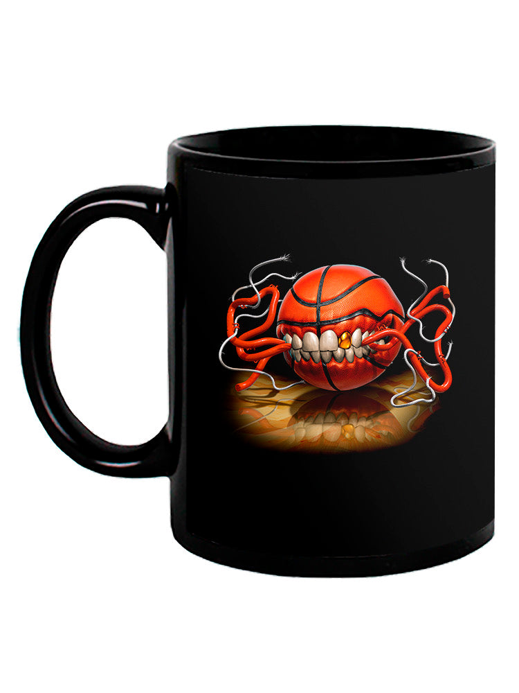 Basketball Biting Mug -Tom Wood Designs