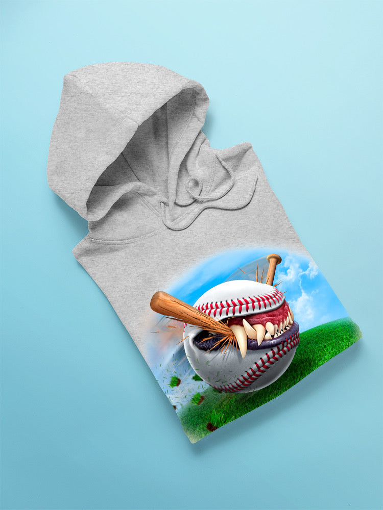 Monster Baseball Hoodie or Sweatshirt -Tom Wood Designs