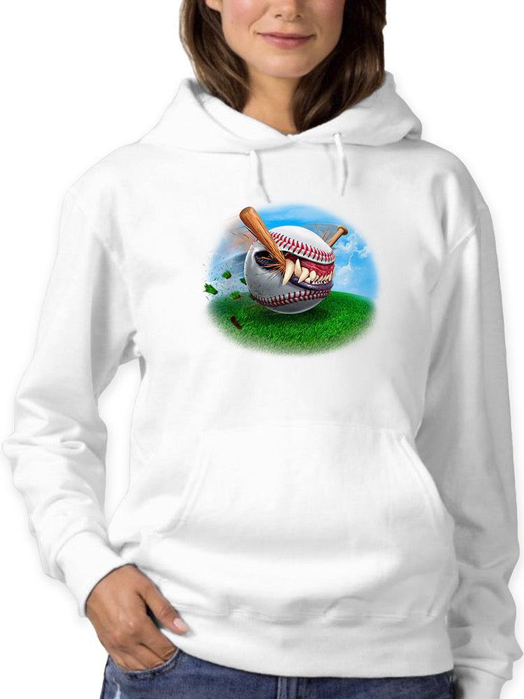 Monster Baseball Hoodie or Sweatshirt -Tom Wood Designs