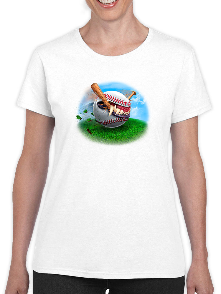 Monster Baseball T-shirt -Tom Wood Designs