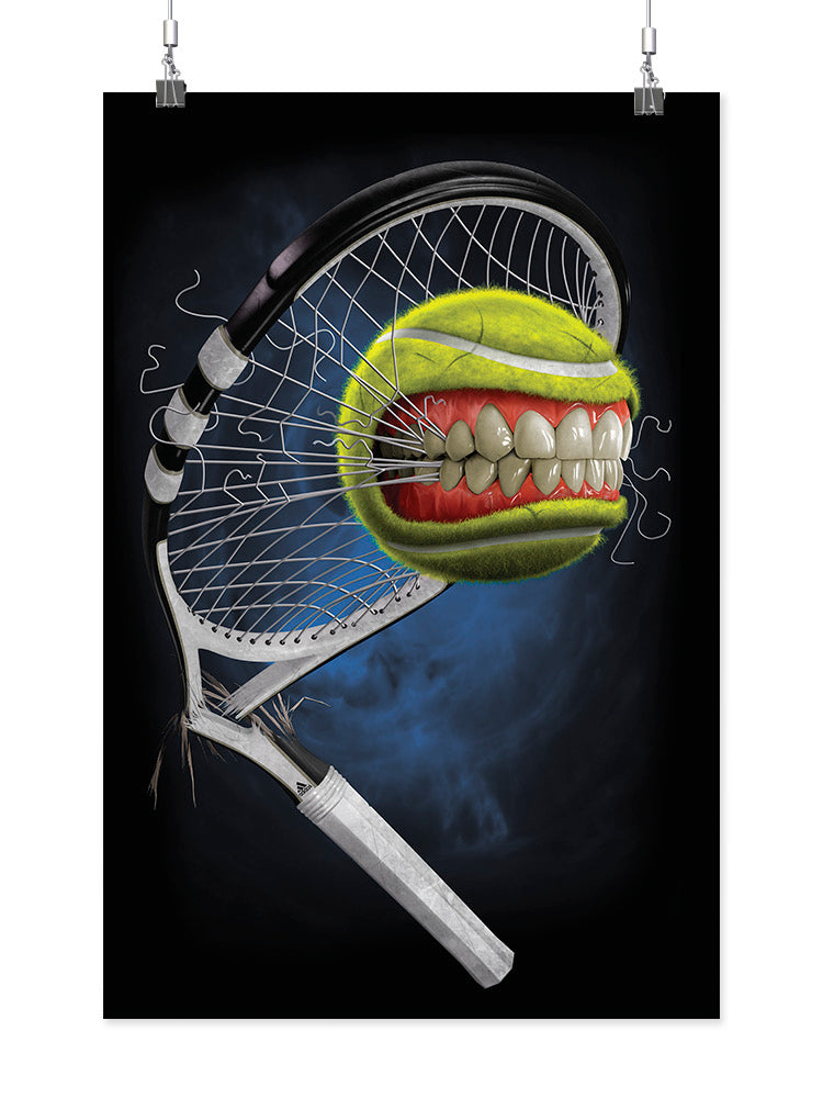 Monster Tennis Wall Art -Tom Wood Designs