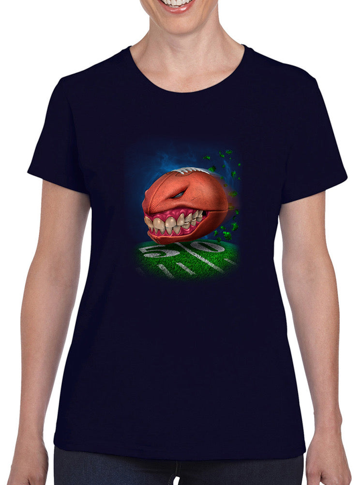 Monster Football T-shirt -Tom Wood Designs