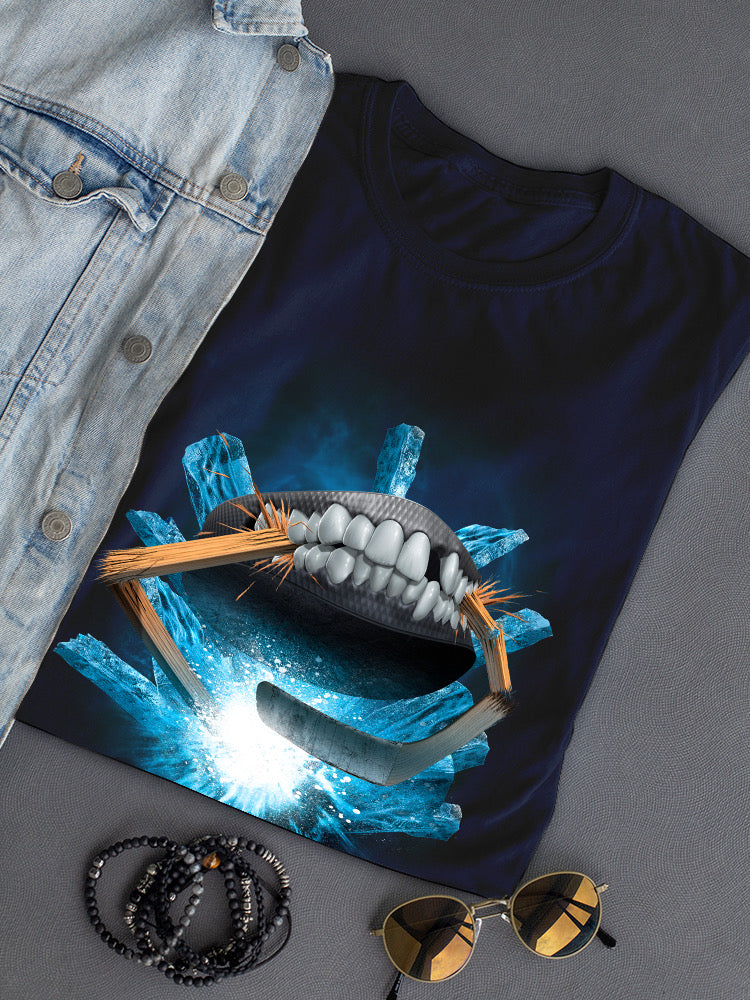 Hockey Monster T-shirt -Tom Wood Designs