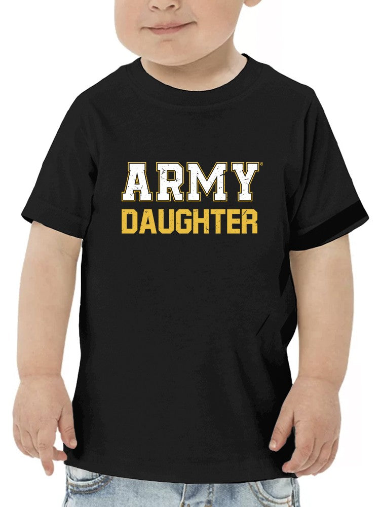 Army Daughter Lettering Toddler's T-shirt