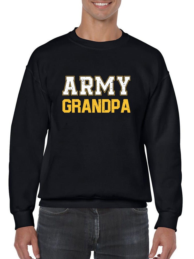 Army Grandpa Graphic Sweatshirt Men's -Army Designs