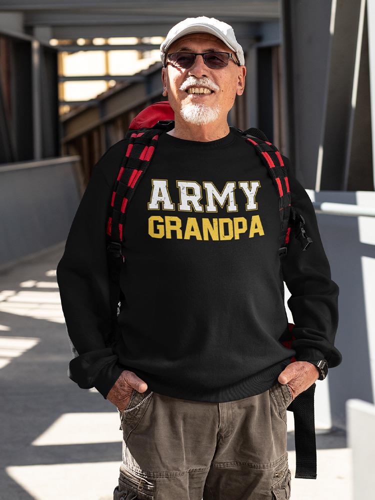 Army Grandpa Graphic Sweatshirt Men's -Army Designs