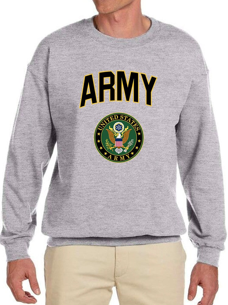 Army Logo Graphic Sweatshirt Men's -Army Designs