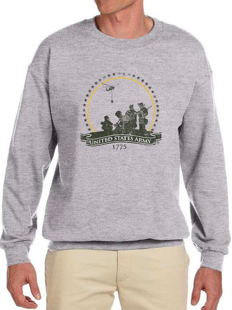 Us Army Soldiers Sweatshirt Men's -Army Designs