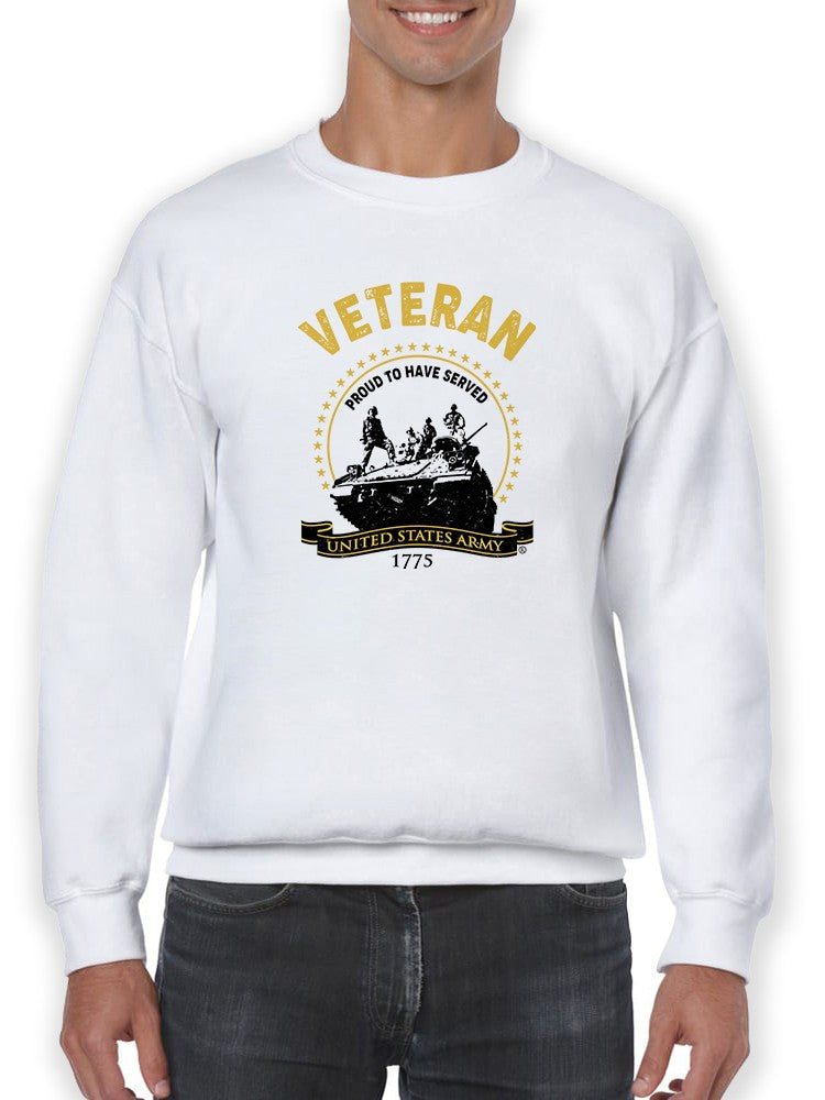 Veteran Soldiers Sweatshirt Men's -Army Designs