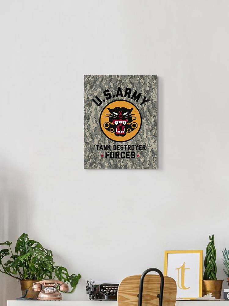 Tank Destroyer Forces. Wrapped Canvas  -Army Designs