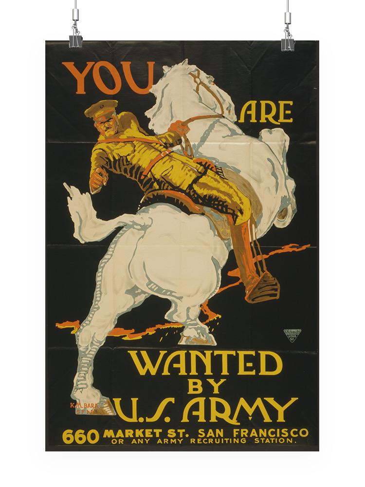 You Are Wanted By U.S. Army Wall Art -Army Designs