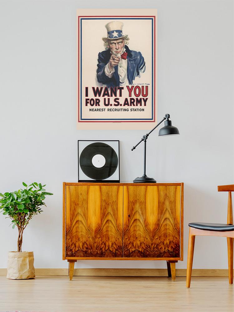 I Wnt You For Us Army Wall Art -Army Designs