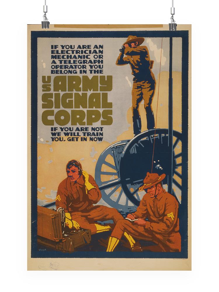 Us Army Signal Corps Wall Art -Army Designs