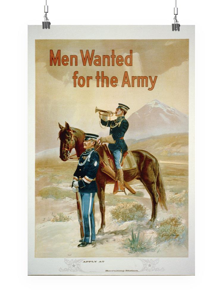 Men Wanted For The Army Wall Art -Army Designs