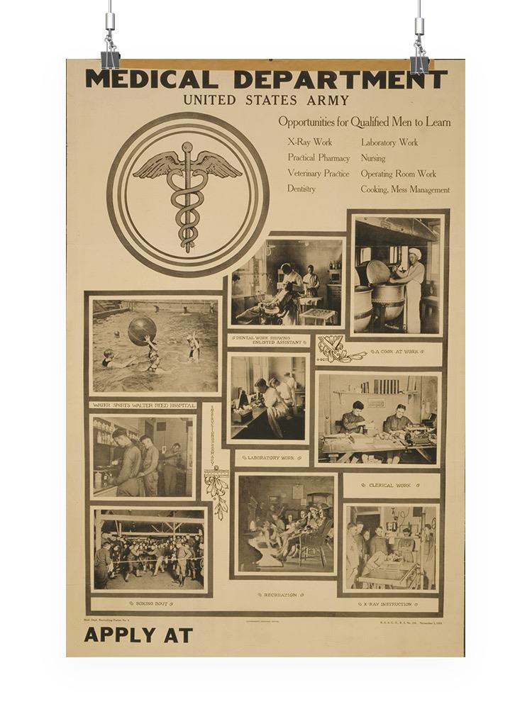 Medical Department Army Wall Art -Army Designs