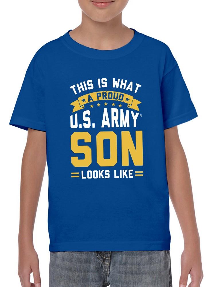 Proud U.S. Army Son T-shirt -Army Designs