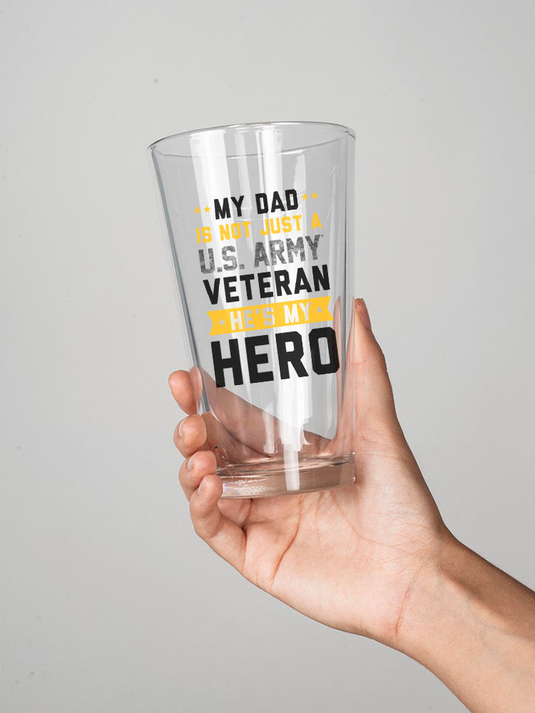 U.S. Army Veteran Hero Pint Glass -Army Designs