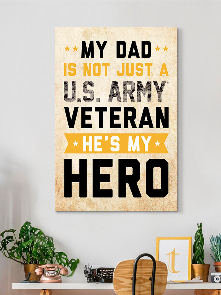 U.S. Army Veteran Hero Wall Art -Army Designs