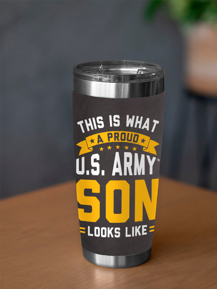 A Proud U.S. Army Son Tumbler -Army Designs