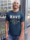 Navy Est 1775 Men's T-shirt