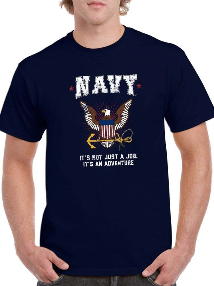 Navy, It's An Adventure Men's T-shirt