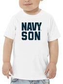 Navy Son Toddler's T-shirt