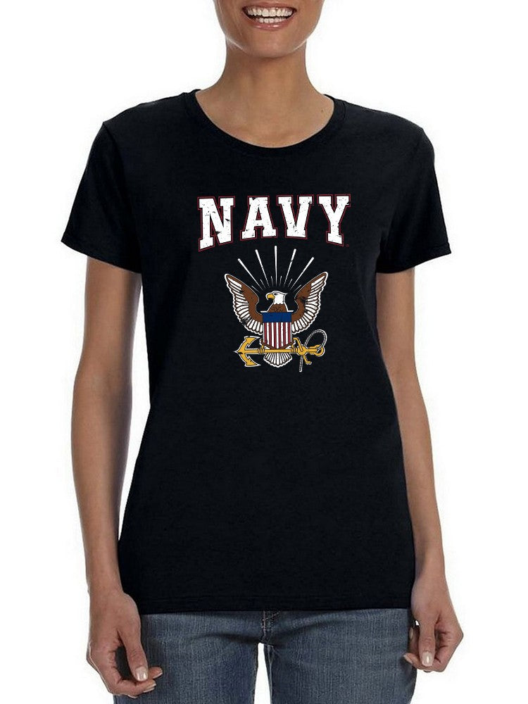 Navy Badge Women's T-shirt