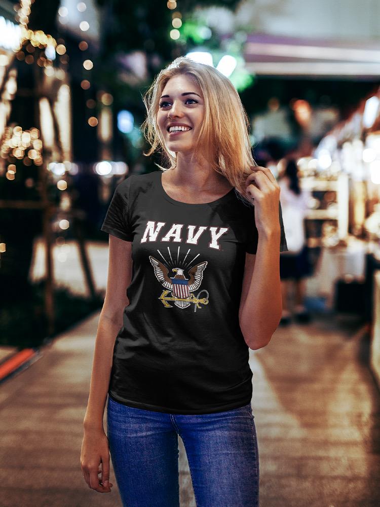 Navy Badge Women's T-shirt