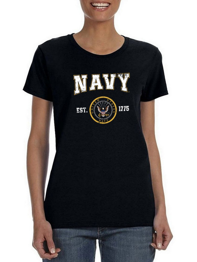 Navy Badge Est. 1775 Women's T-shirt