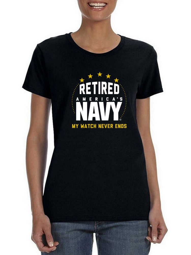 A Retired America's Navy Women's T-shirt