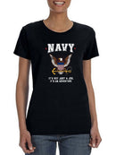 Navy, It's An Adventure. Women's T-shirt