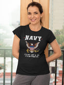 Navy, It's An Adventure. Women's T-shirt