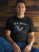 Us Navy Tee Men's -Navy Designs