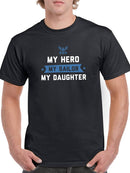 My Hero, My Sailor, My Daughter Tee Men's -Navy Designs