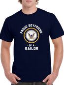 Proud Boyfriend Of A Sailor Tee Men's -Navy Designs