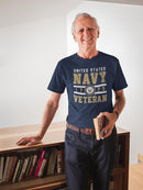 U.S. Navy Veteran Tee Men's -Navy Designs