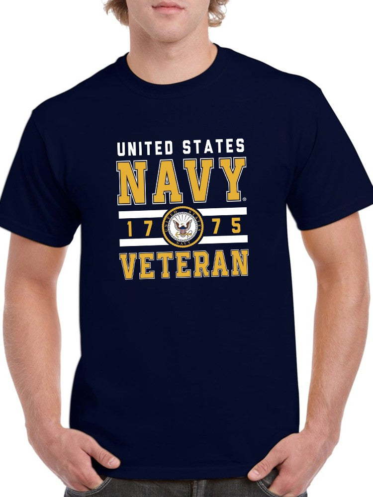 U.S. Navy Veteran Tee Men's -Navy Designs