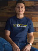 My Gf Server In The Navy Tee Men's -Navy Designs