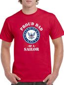 Proud Dad Of A Sailor Tee Men's -Navy Designs