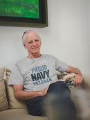 Proud Navy Veteran Tee Men's -Navy Designs