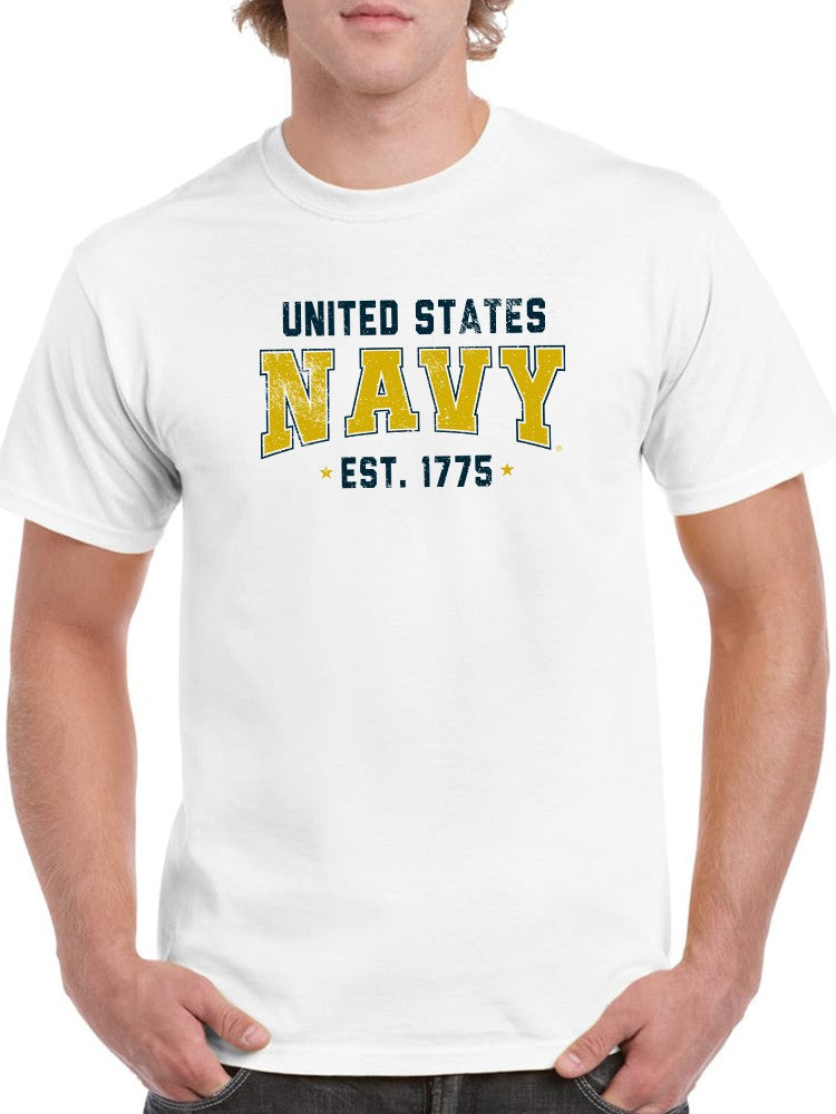 United States Navy Tee Men's -Navy Designs