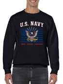 U.S. Navy Honor  Sweatshirt Men's -Navy Designs
