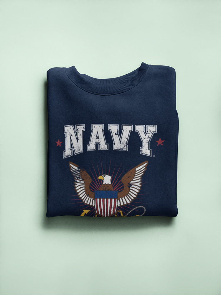 Navy It's An Adventure Sweatshirt Men's -Navy Designs