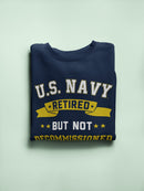 Navy Retired Sweatshirt Men's -Navy Designs