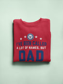 U.S. Navy Dad Slogan Sweatshirt Men's -Navy Designs