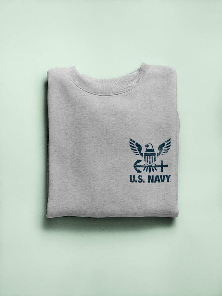 United States Navy Logo Sweatshirt Men's -Navy Designs